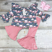 Load image into Gallery viewer, Owl Always Love You Girls Pants Set
