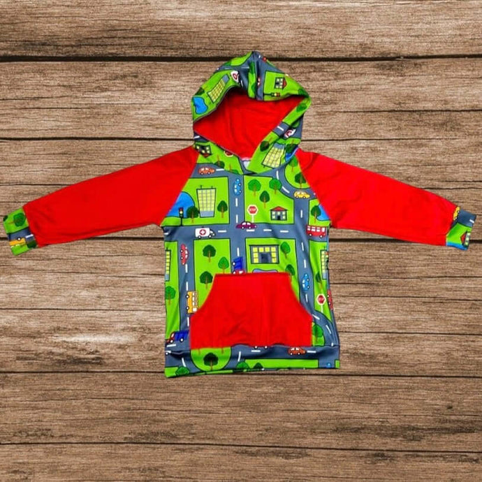 Around the Town Boy's Hoodie Top