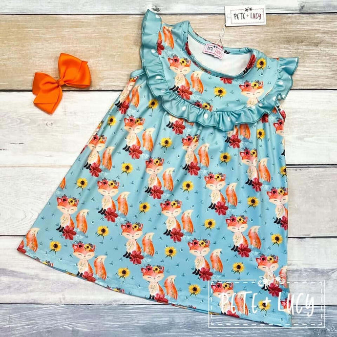 Happy Fox Boutique Style Girl's Dress