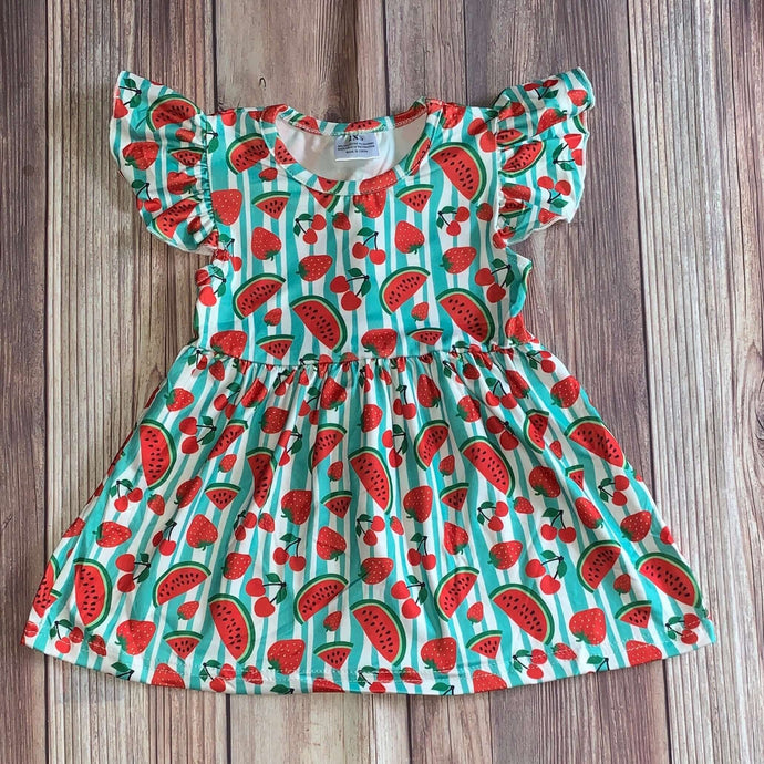 Strawberry and Watermelon Girl Dress
