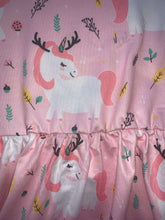 Load image into Gallery viewer, Unicorn Reindeer Girls Dress
